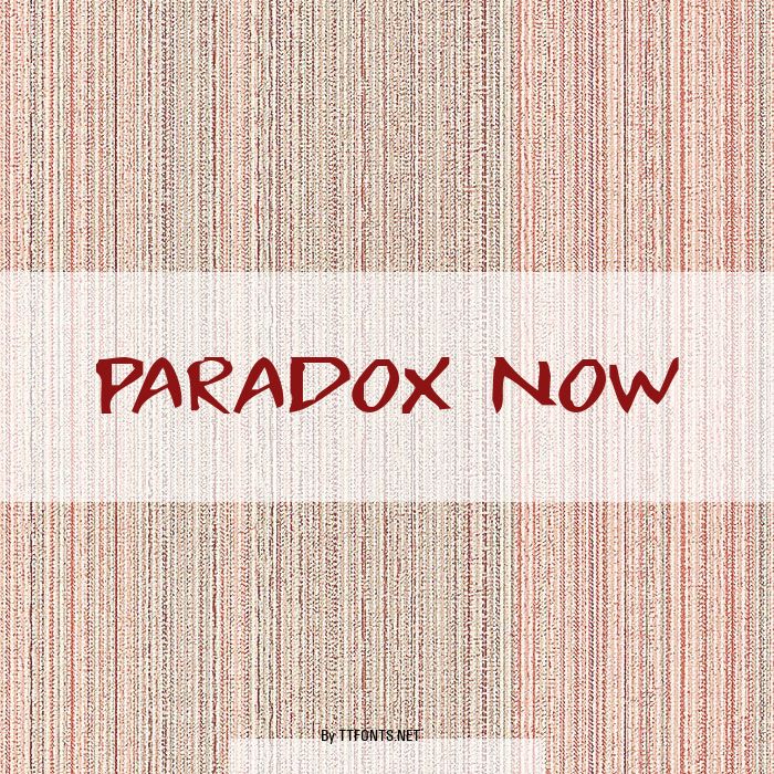 Paradox Now example